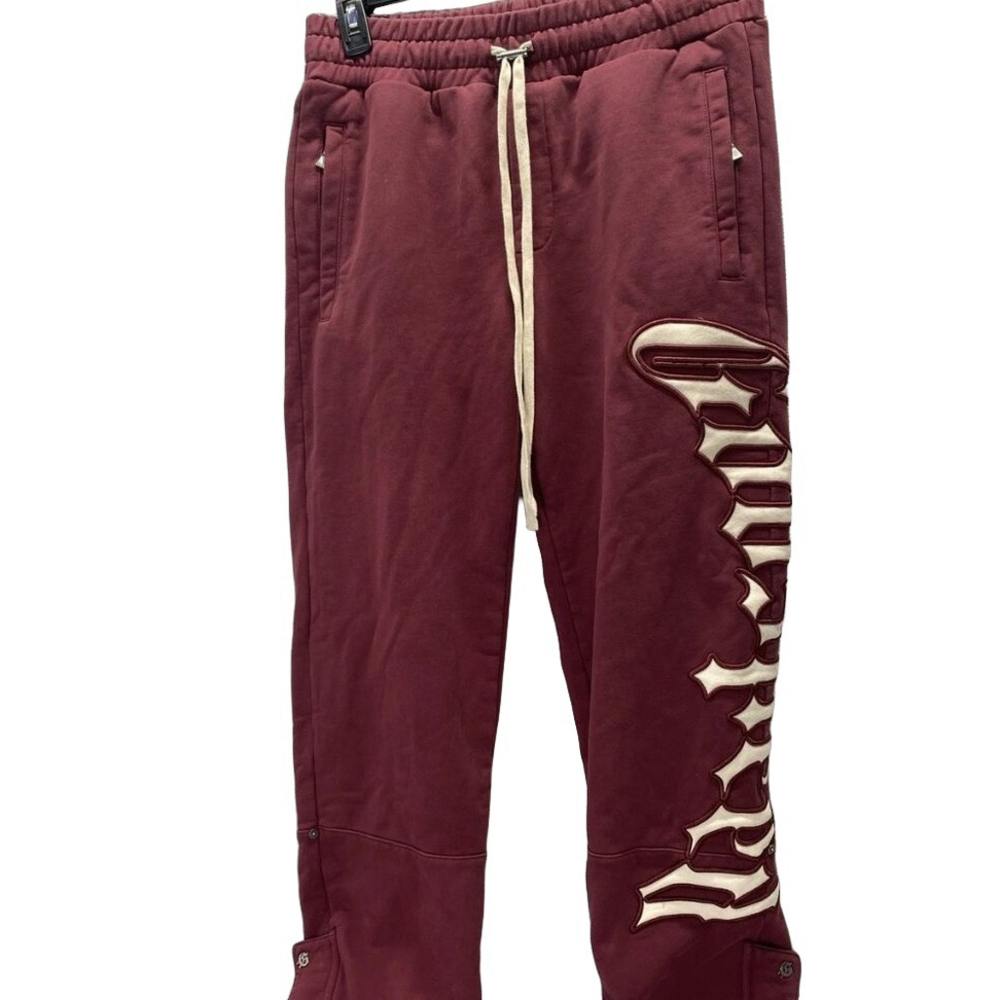 NEW GODSPEED Men’s OG Logo V2 Sweatpants Maroon Red Size M